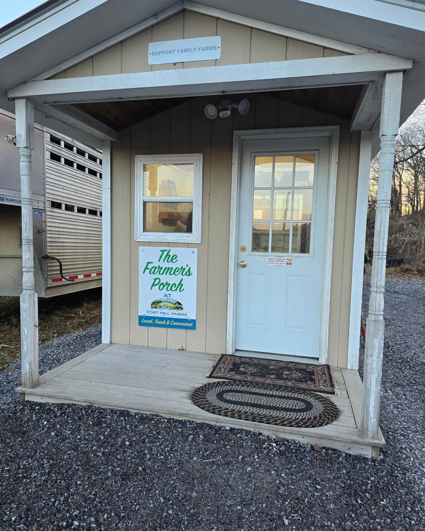 The Farmer's Porch Welcoming Entrance